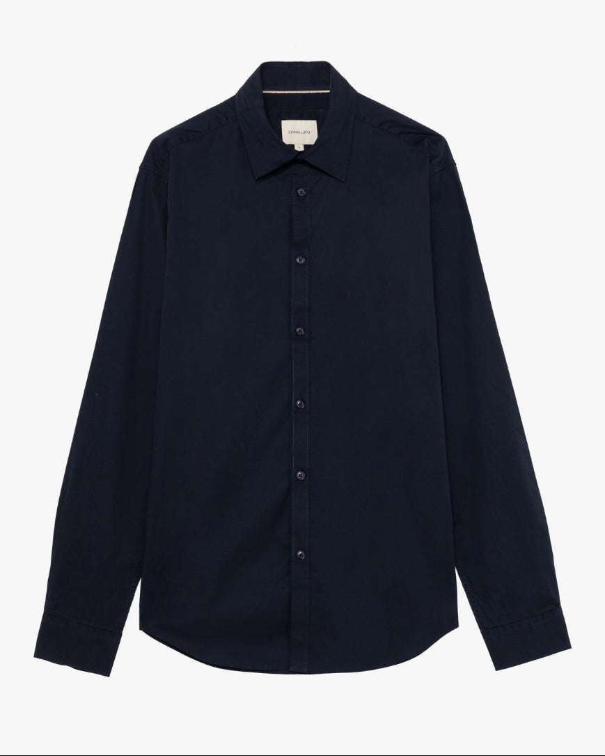 CAMISA SLIM FIT AZUL MARINO GIANNI LUPO