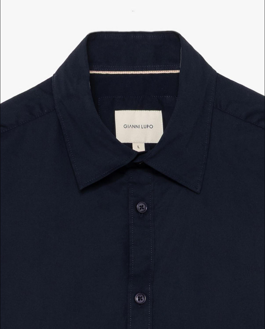 CAMISA SLIM FIT AZUL MARINO GIANNI LUPO