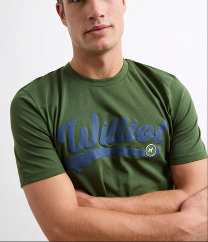 CAMISETA LOGO VINTAGE VERDE WILLIOT