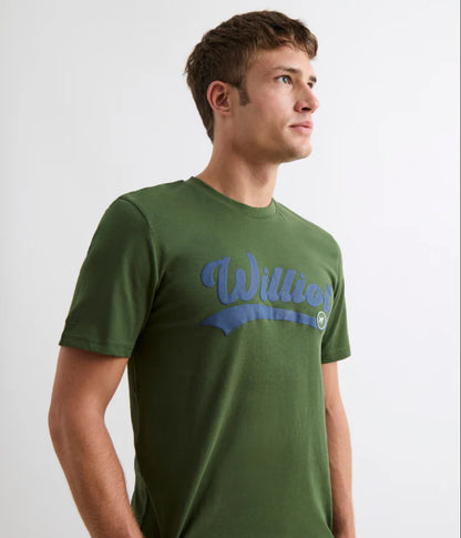 CAMISETA LOGO VINTAGE VERDE WILLIOT