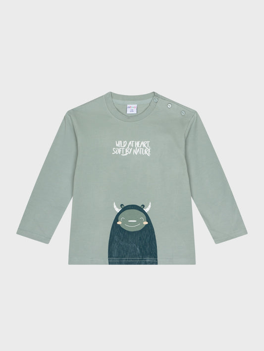 CAMISETA M/L ESTAMPADA ATIVO