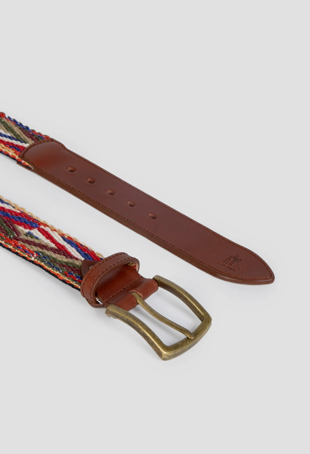 CINTURÓN ANCHO ÉTNICO KAKI A LA VAQUERA