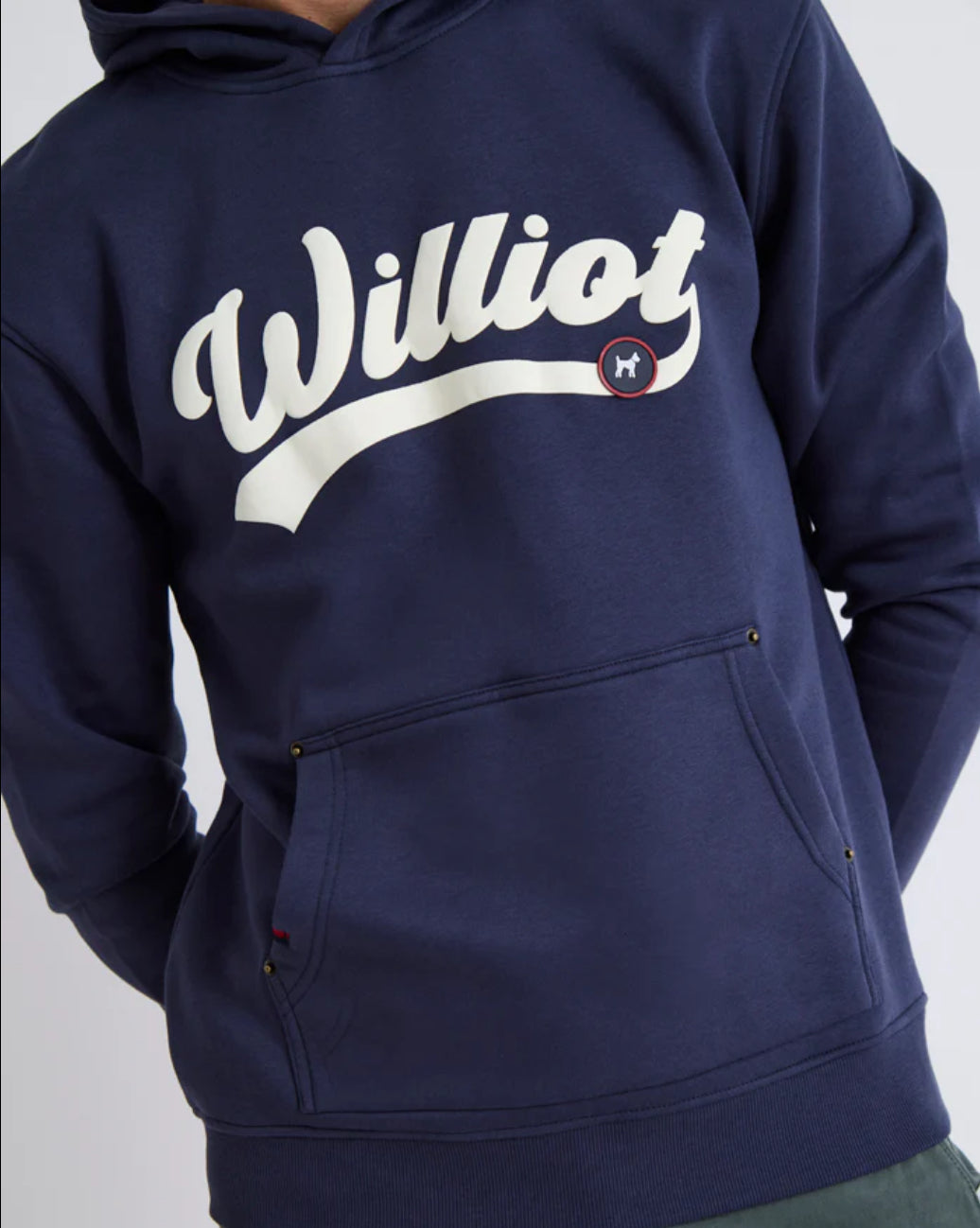 SUDADERA CON CAPUCHA LOGO VINTAGE WILLIOT