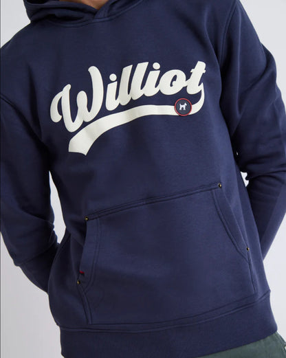 SUDADERA CON CAPUCHA LOGO VINTAGE WILLIOT