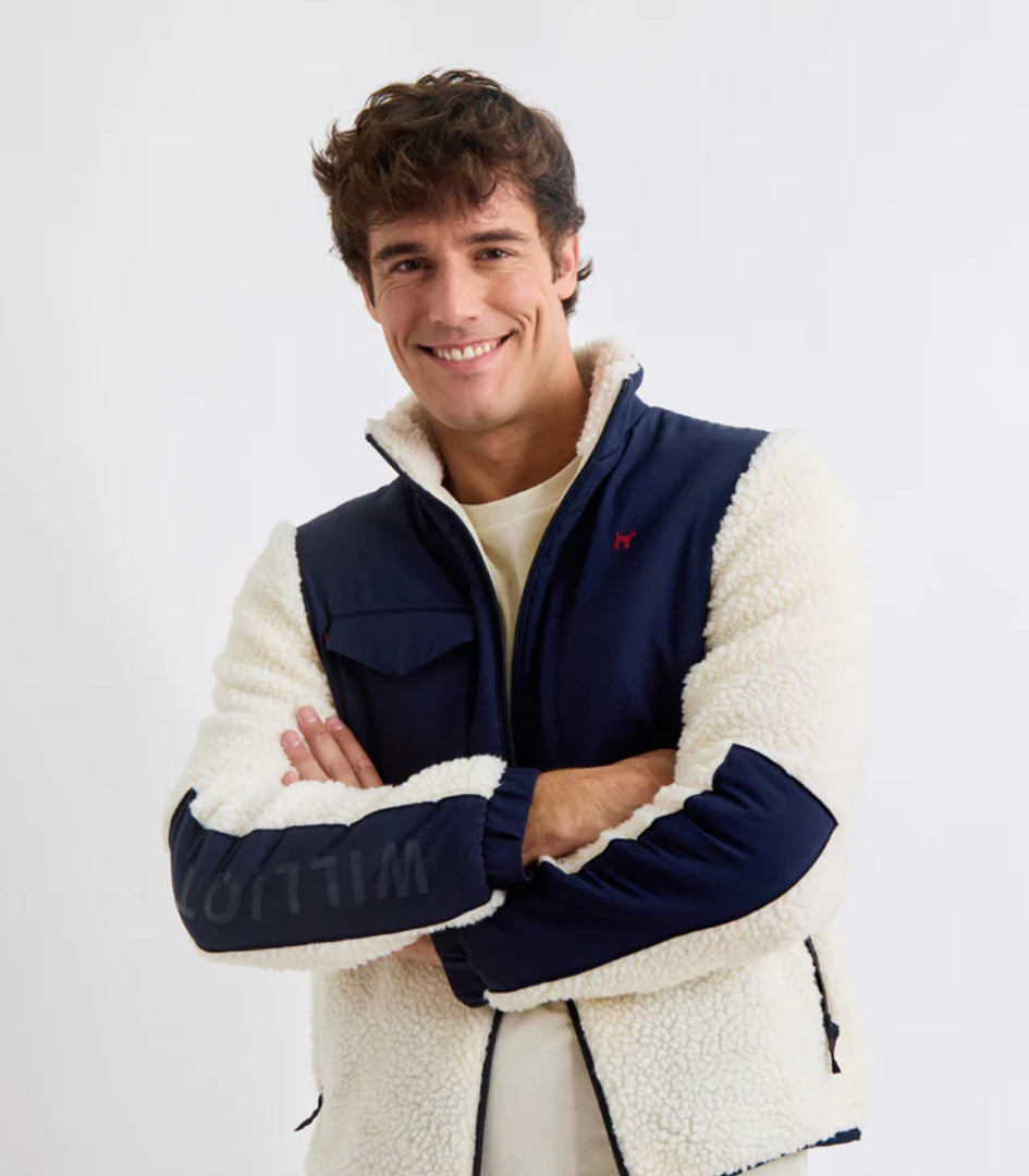 CAZADORA HÍBRIDA BORREGO CRUDA WILLIOT