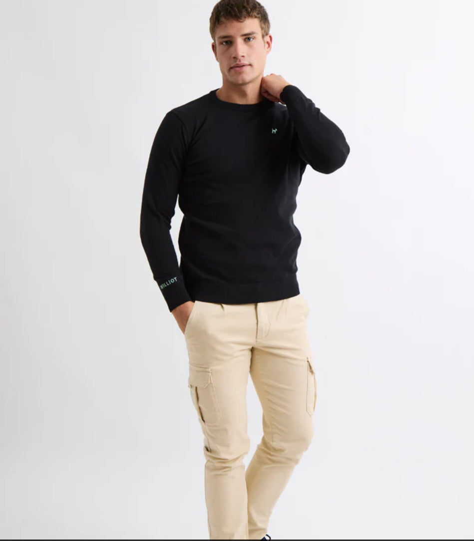 JERSEY CUELLO REDONDO NEGRO WILLIOT