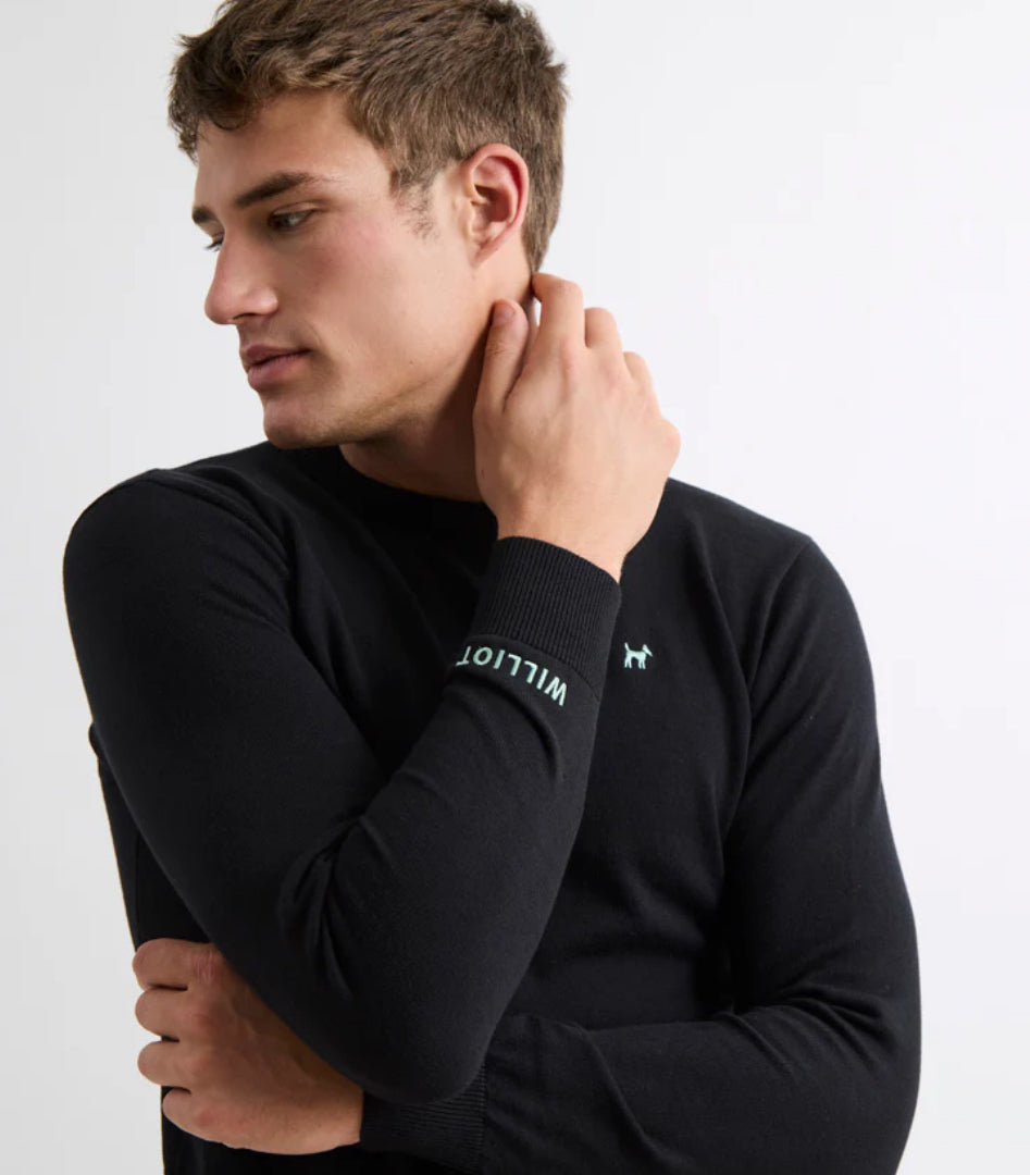 JERSEY CUELLO REDONDO NEGRO WILLIOT