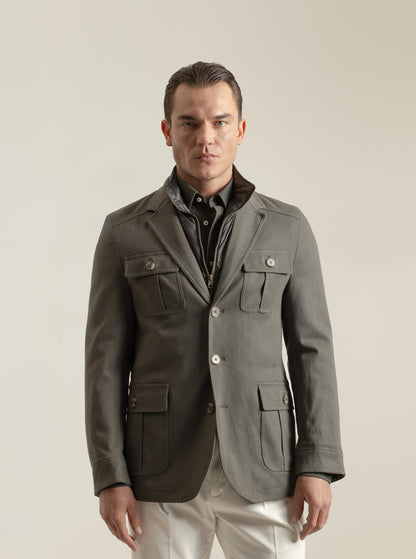 CAZADORA SAHARIANA KHAKI PUROEGO