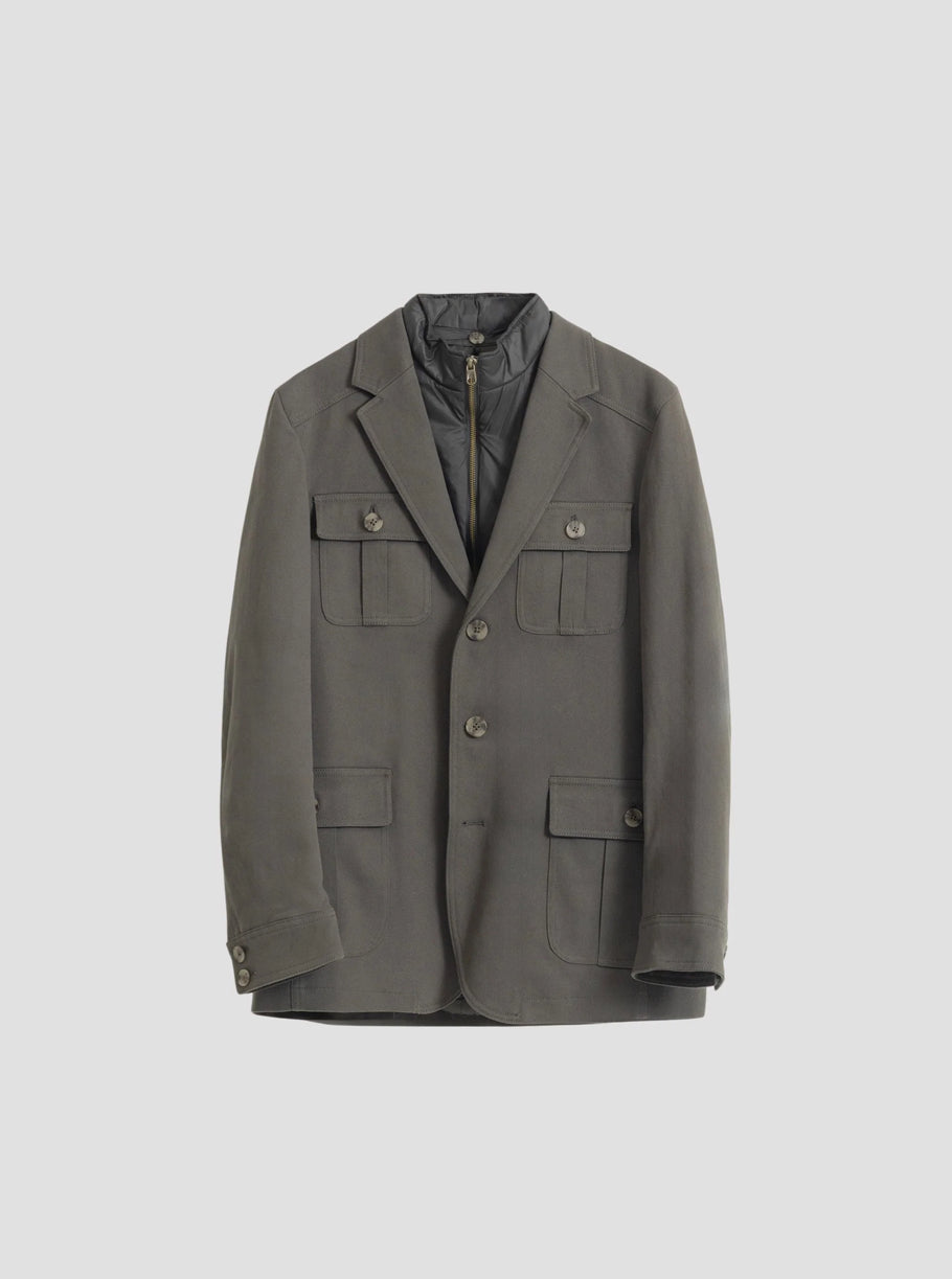 CAZADORA SAHARIANA KHAKI PUROEGO