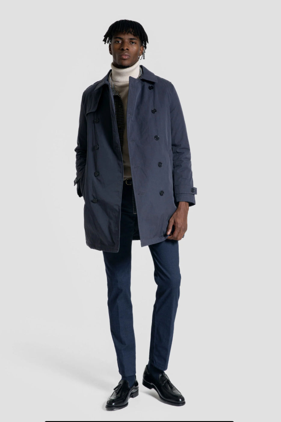 GABARDINA MARINO A LA VAQUERA