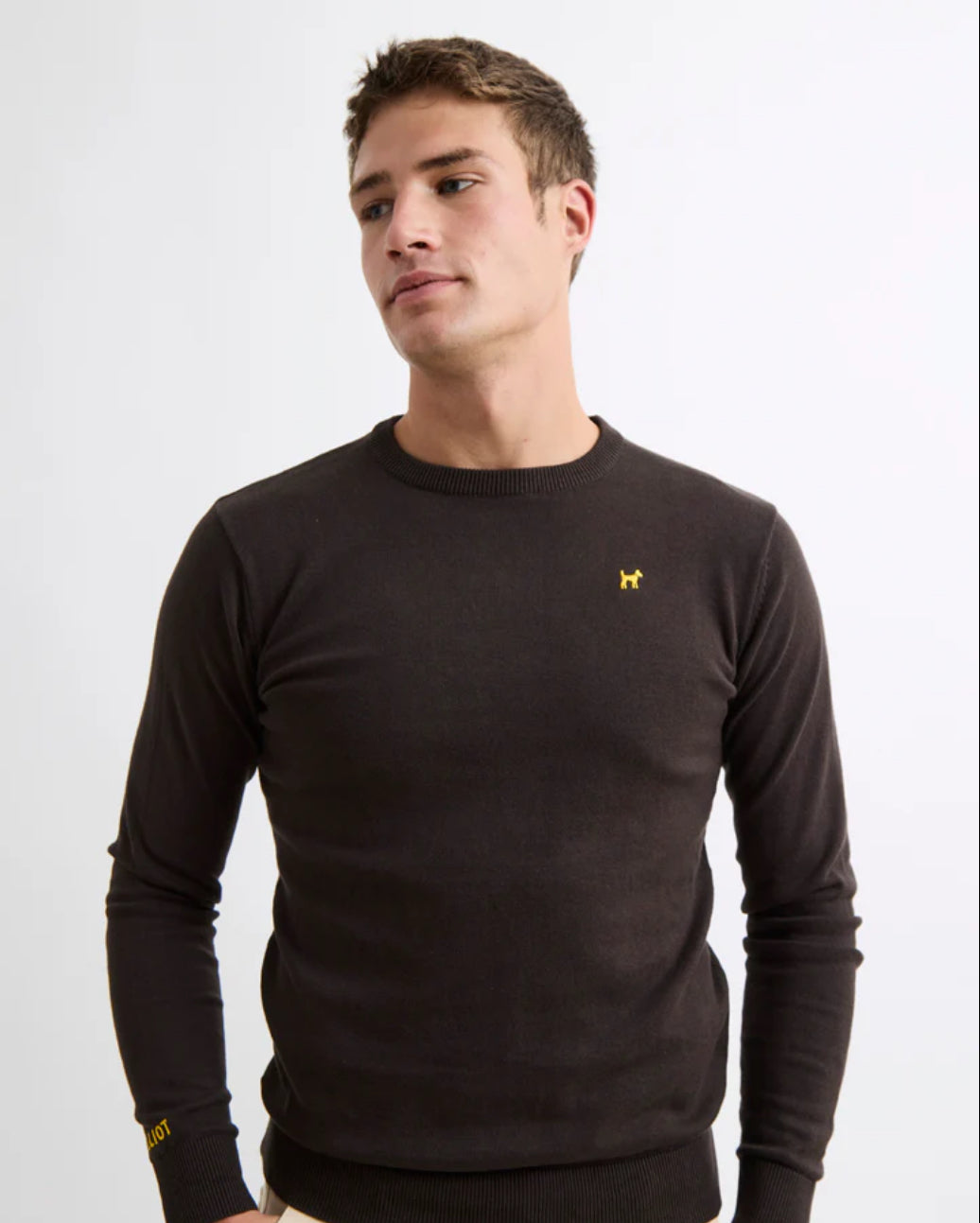 JERSEY CUELLO REDONDO MARRÓN CHOCOLATE WILLIOT