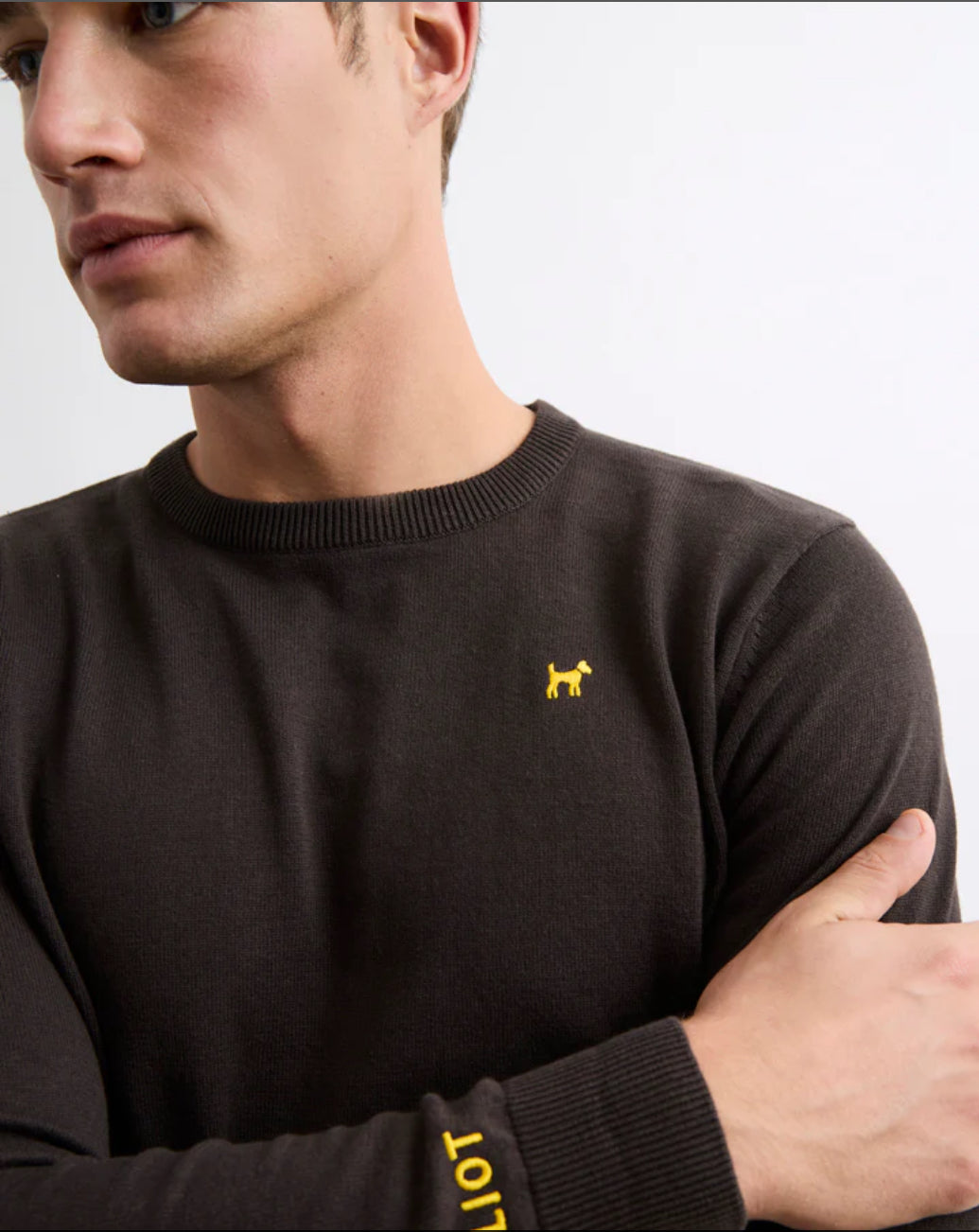 JERSEY CUELLO REDONDO MARRÓN CHOCOLATE WILLIOT