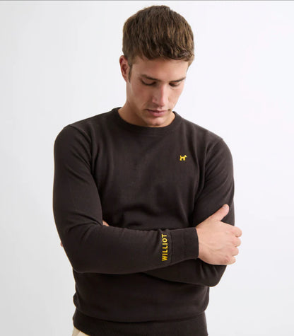 JERSEY CUELLO REDONDO MARRÓN CHOCOLATE WILLIOT