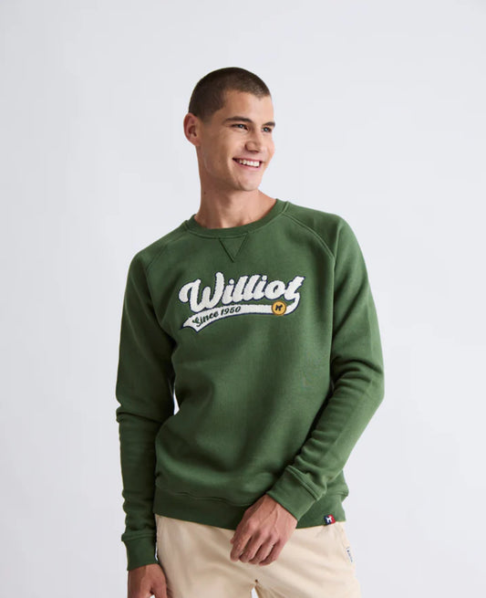 SUDADERA CON MANGA RANGLAN LOGO VINTAGE WILLIOT
