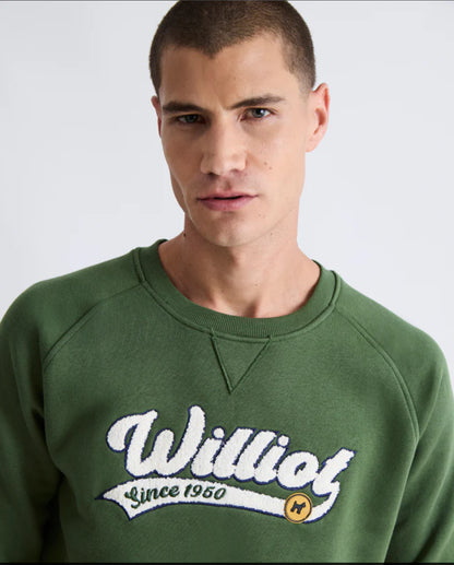 SUDADERA CON MANGA RANGLAN LOGO VINTAGE WILLIOT