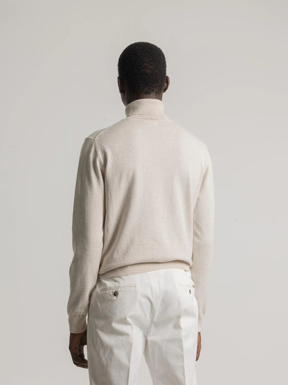 JERSEY CUELLO ALTO BEIGE PUROEGO
