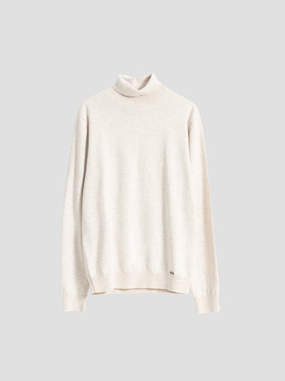 JERSEY CUELLO ALTO BEIGE PUROEGO