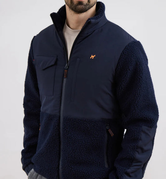 CAZADORA HÍBRIDA BORREGO AZUL WILLIOT