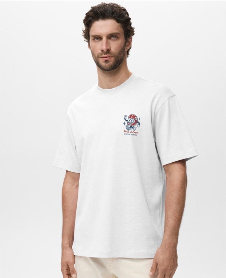 CAMISETA PONTE EL CASCO OVERSIZE SCOOTER