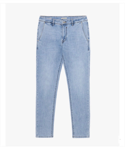 JEANS KENSON DE CORTE AJUSTADO CON BOLSILLOS AMERICANOS GIANNI LUPO