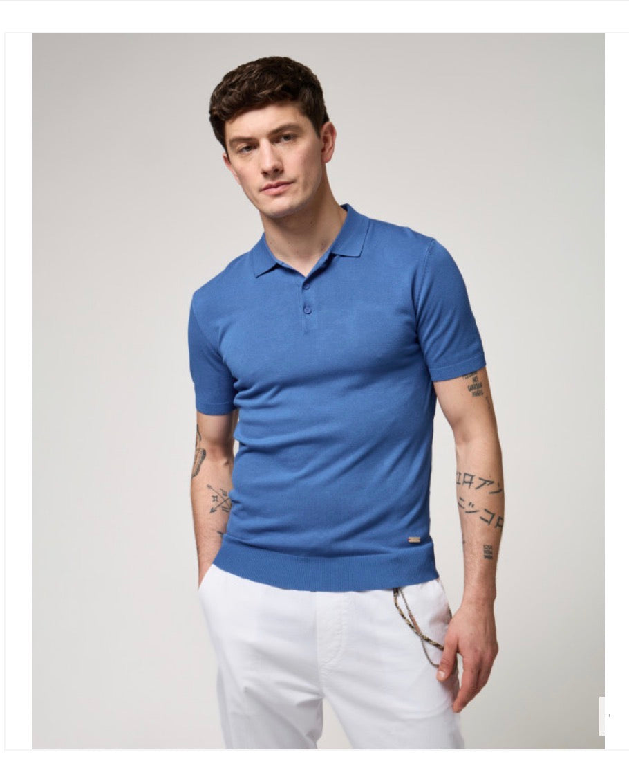 POLO IN MAGLIA MUSCLE FIT GIANNI LUPO