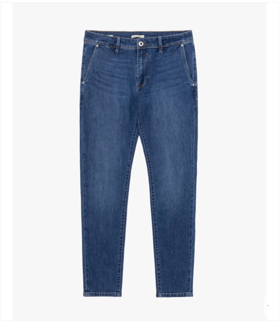 JEANS KENSON DE CORTE AJUSTADO CON BOLSILLOS AMERICANOS GIANNI LUPO