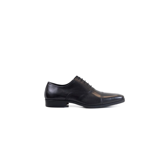 ZAPATO OXFORD QUARTER BROGUE NEGRO PUROEGO