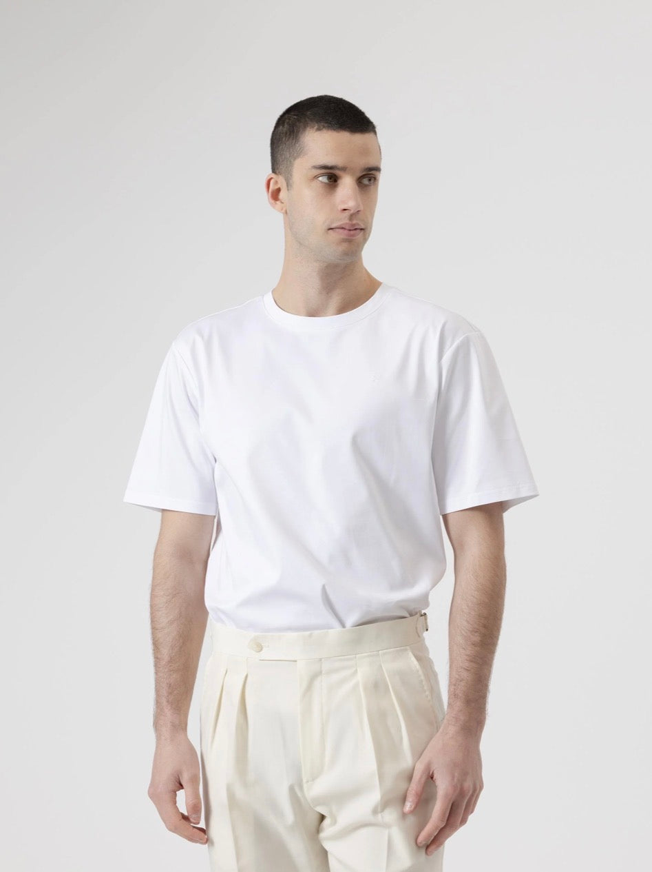 CAMISETA OVERSIZE INTERLOCK BLANCO PUROEGO