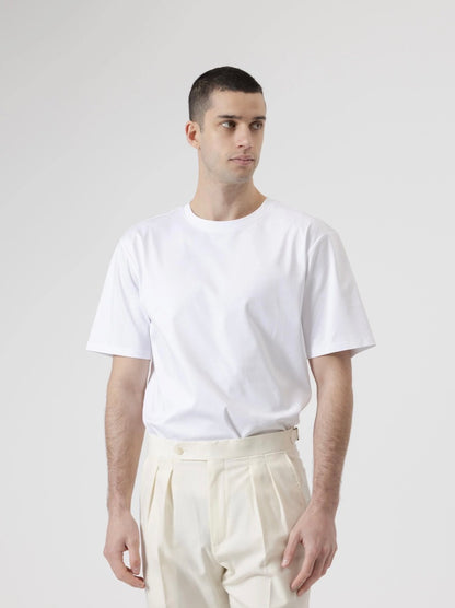 CAMISETA OVERSIZE INTERLOCK BLANCO PUROEGO
