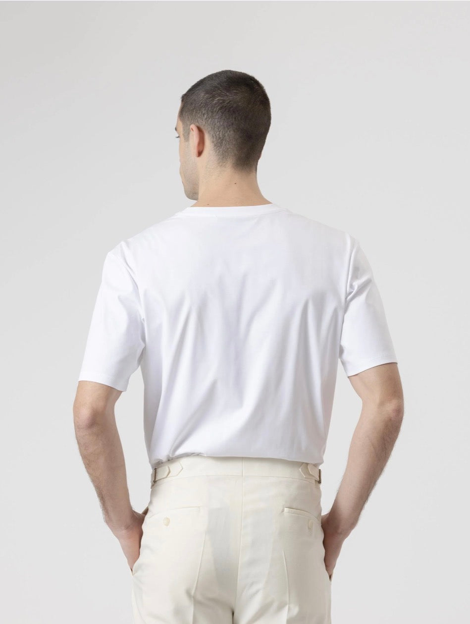 CAMISETA OVERSIZE INTERLOCK BLANCO PUROEGO