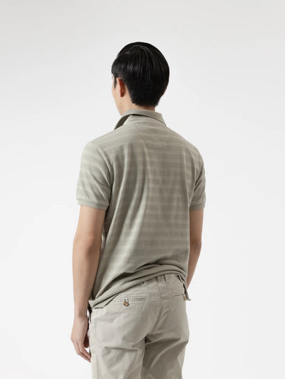 POLO DOBBY VERDE LIQUEN PUROEGO