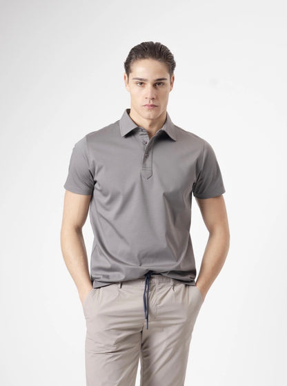 POLO INTERLOCK GRIS PUROEGO