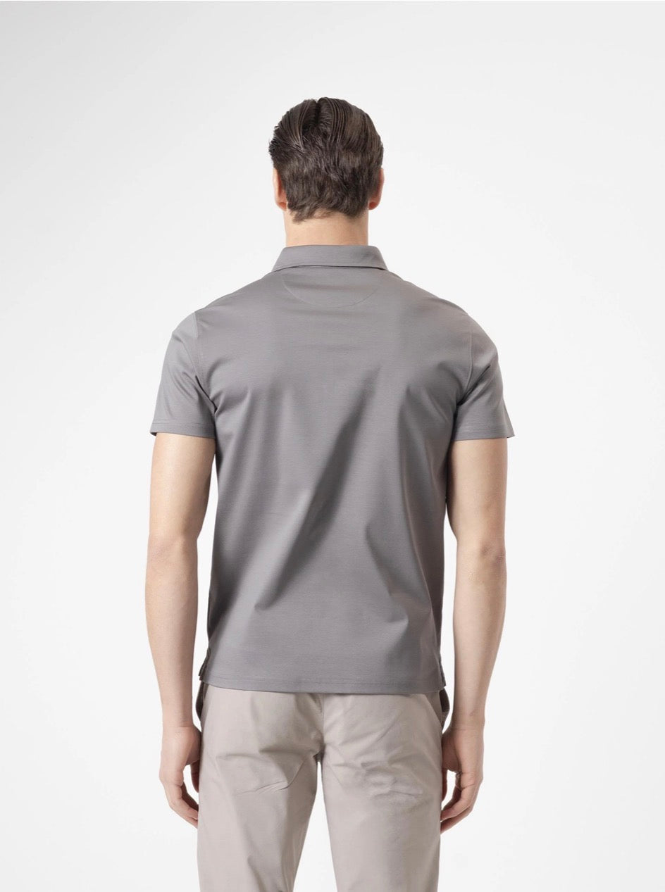 POLO INTERLOCK GRIS PUROEGO