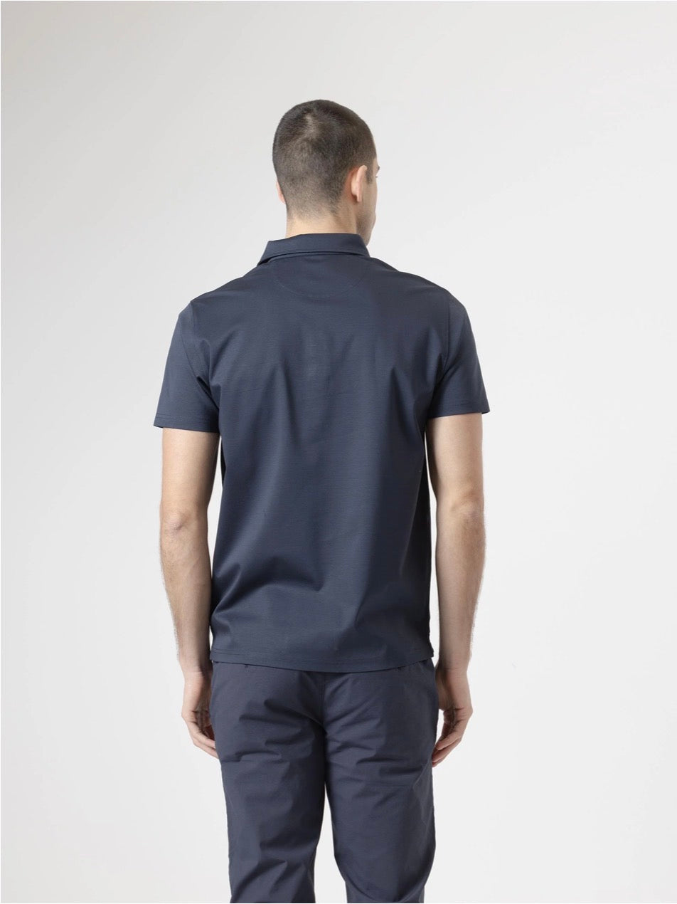 POLO INTERLOCK MARINO PUROEGO