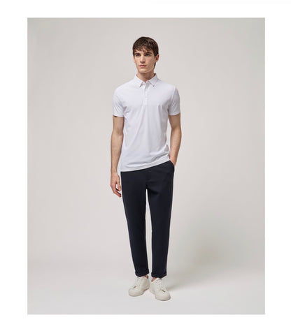 POLO SÚPER ELÁSTICO BLANCO GIANNI LUPO