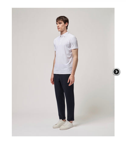 POLO SÚPER ELÁSTICO BLANCO GIANNI LUPO