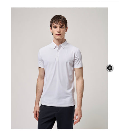 POLO SÚPER ELÁSTICO BLANCO GIANNI LUPO