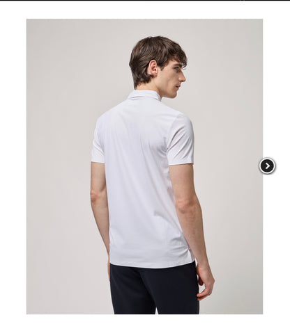 POLO SÚPER ELÁSTICO BLANCO GIANNI LUPO