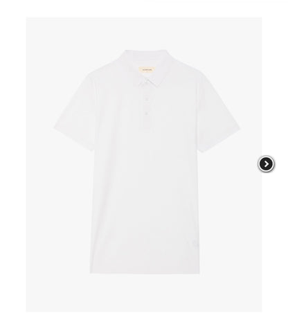 POLO SÚPER ELÁSTICO BLANCO GIANNI LUPO