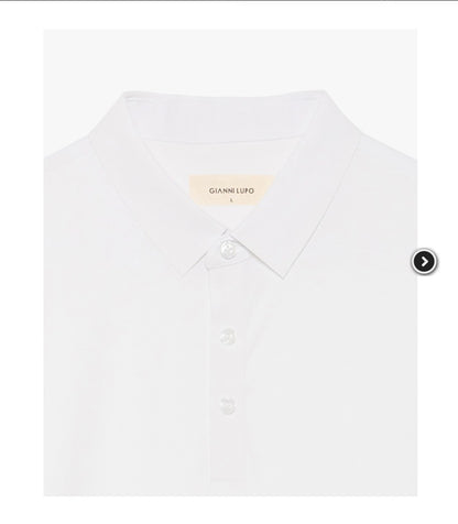 POLO SÚPER ELÁSTICO BLANCO GIANNI LUPO