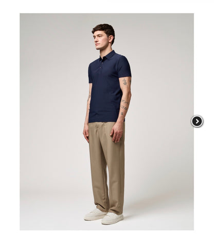 POLO SÚPER ELÁSTICO AZUL MARINO GIANNI LUPO