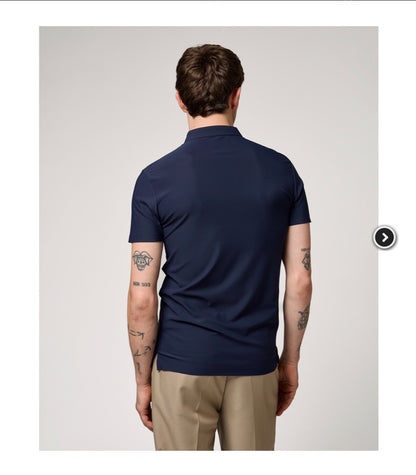 POLO SÚPER ELÁSTICO AZUL MARINO GIANNI LUPO