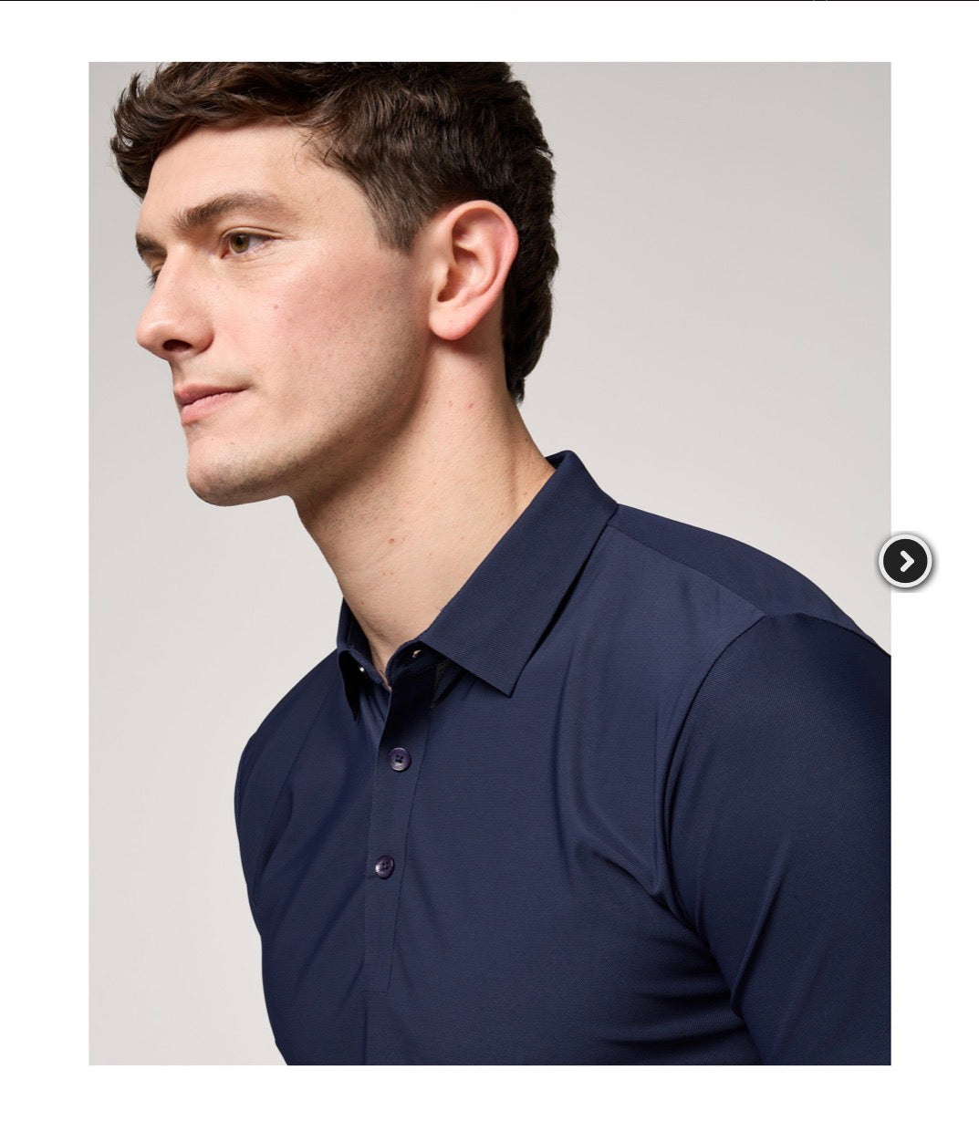 POLO SÚPER ELÁSTICO AZUL MARINO GIANNI LUPO