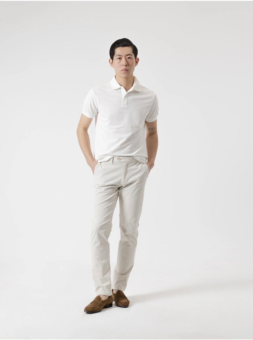 PANTALON CHINO TWILL MARFIL PUROEGO