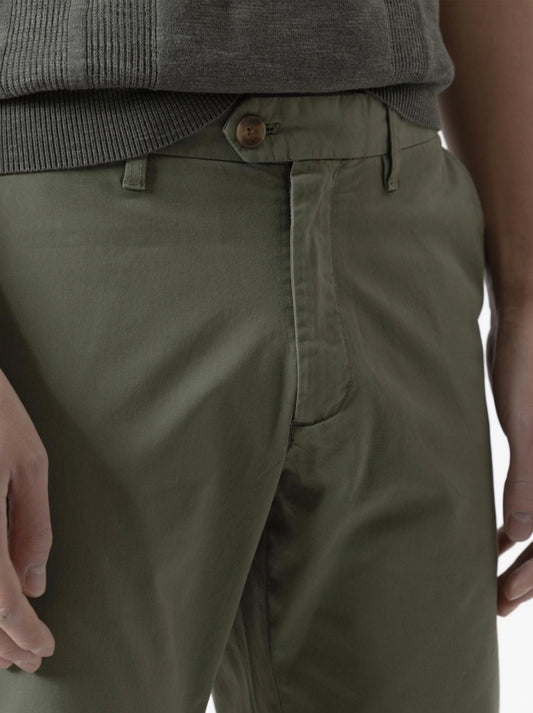 PANTALON CHINO TWILL VERDE PUROEGO