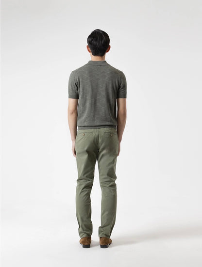 PANTALON CHINO TWILL VERDE PUROEGO