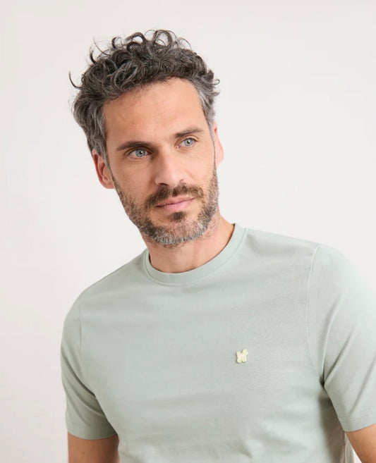 CAMISETA LOGO CLÁSICA KHAKI