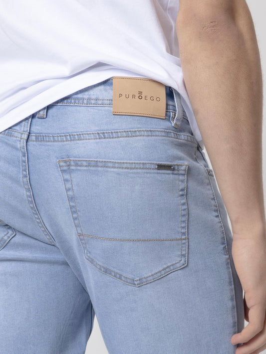 JEANS SLIM FIT AZUL CLARO PUROEGO