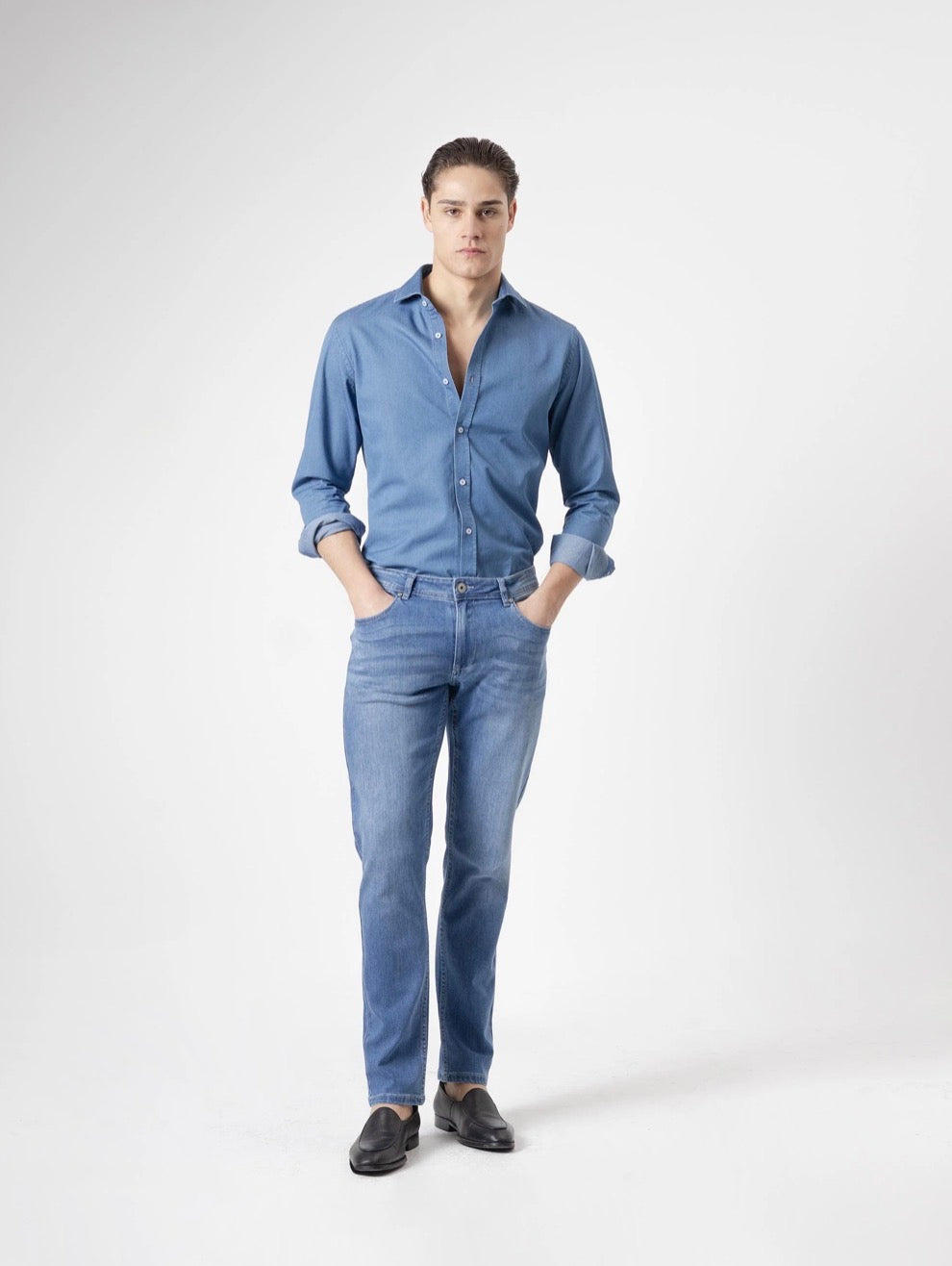 JEANS SLIM FIT LAVADOS PUROEGO