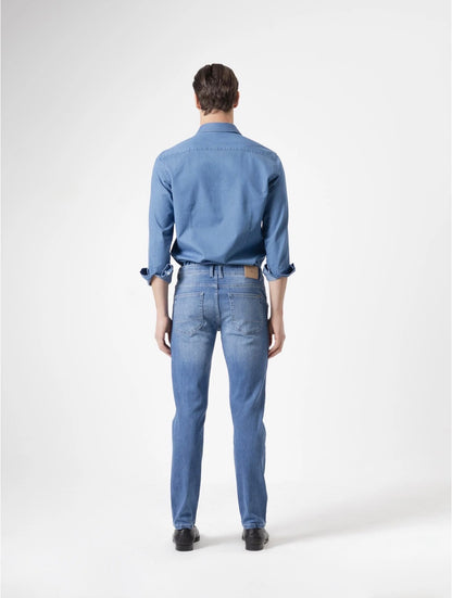 JEANS SLIM FIT LAVADOS PUROEGO